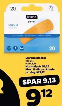 Netto Lovena plaster tilbud
