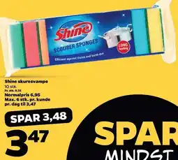 Netto Shine skuresvampe tilbud