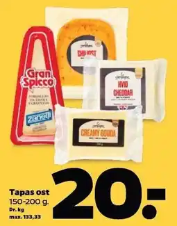 Netto Tapas ost tilbud