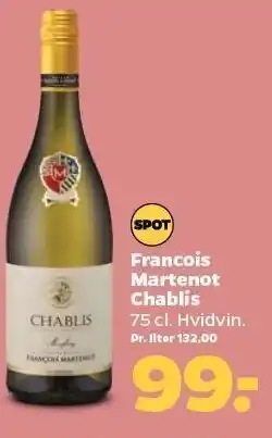 Netto Francois Martenot Chablis tilbud