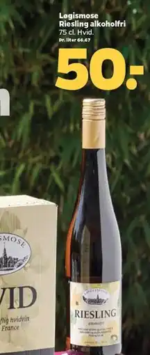 Netto Løgismose Riesling alkoholfri tilbud