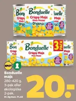 Netto Bonduelle majs tilbud