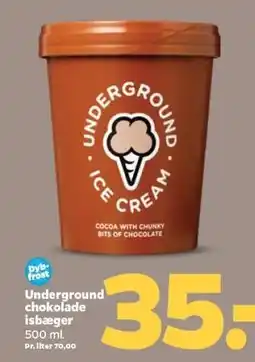 Netto Underground chokolade isbæger tilbud