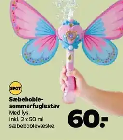 Netto Sæbeboblesommerfuglestav tilbud