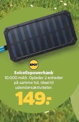 Netto Solcellepowerbank tilbud