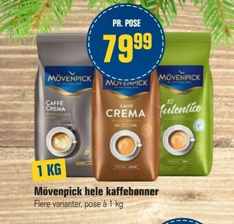 Otto Duborg Mövenpick hele kaffebønner tilbud