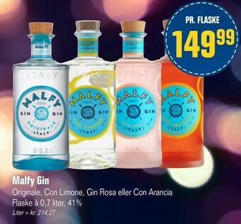 Otto Duborg Malfy Gin tilbud