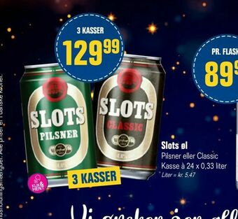 Otto Duborg Slots øl tilbud