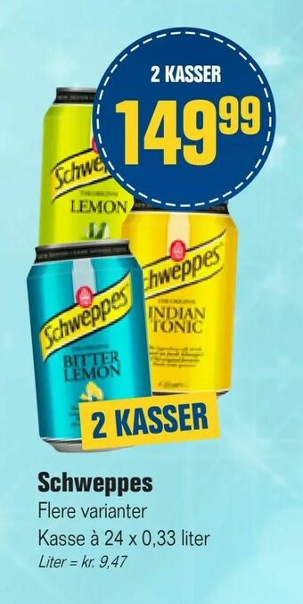 Otto Duborg Schweppes tilbud