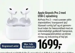 Føtex Apple Airpods Pro 2 med USB-C opladning tilbud