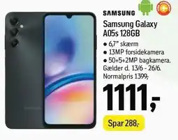 Føtex Samsung Galaxy A05s 128GB tilbud