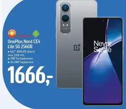 Føtex OnePlus Nord CE4 Lite 5G 256GB tilbud