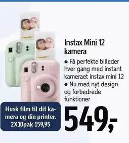 Føtex Instax mini 12 kamera tilbud