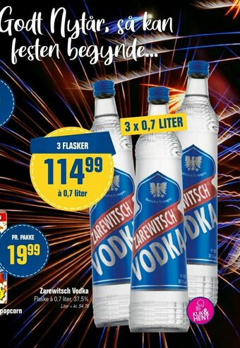 Otto Duborg Zarewitsch Vodka tilbud