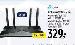 Føtex TP-Link AX1500 router tilbud