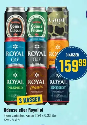 Otto Duborg Odense eller Royal øl tilbud