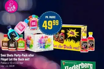 Otto Duborg Små Shots Party-Pack eller Flügel Let the Duck out! tilbud