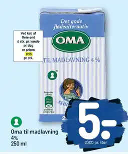 REMA 1000 Oma til madlavning 4% tilbud