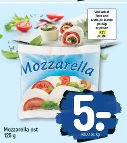 REMA 1000 Mozzarella ost tilbud