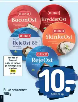 REMA 1000 Buko smøreost tilbud