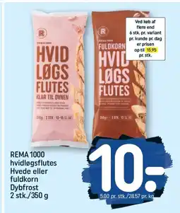 REMA 1000 REMA 1000 hvidløgsflutes Hvede eller fuldkorn Dybfrost tilbud
