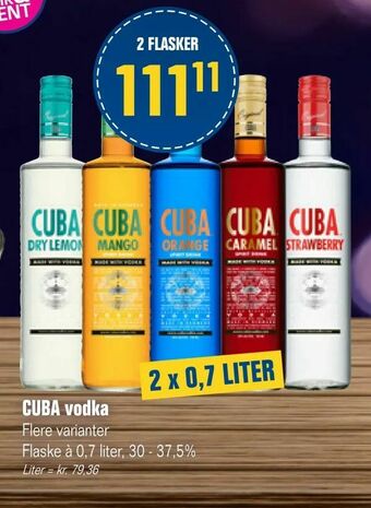 Otto Duborg CUBA vodka tilbud