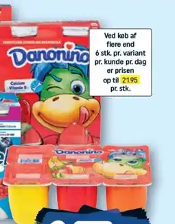 REMA 1000 Danonino mix eller drikkeyoghurt tilbud
