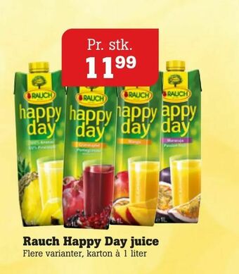 Poetzsch Padborg Rauch Happy Day juice tilbud