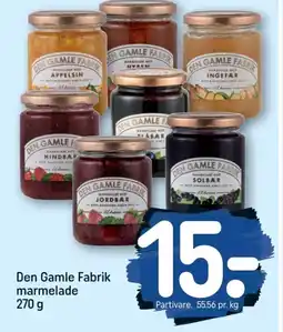 REMA 1000 Den Gamle Fabrik marmelade tilbud
