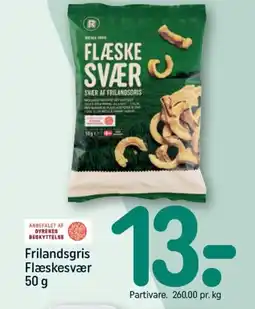 REMA 1000 Frilandsgris Flæskesvær tilbud