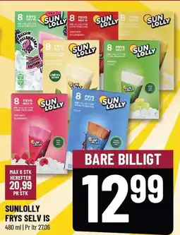 Løvbjerg SUNLOLLY FRYS SELV IS tilbud