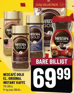 Løvbjerg NESCAFÉ GOLD EL. ORIGINAL INSTANT KAFFE tilbud