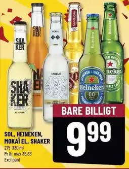 Løvbjerg SOL, HEINEKEN, MOKAI EL. SHAKER tilbud