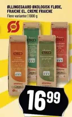 Løvbjerg ØLLINGEGAARD ØKOLOGISK FLØDE, FRAICHE EL. CREME FRAICHE tilbud