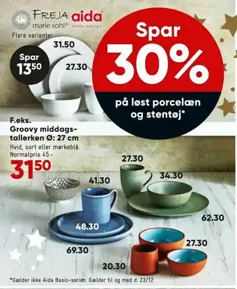 Bilka Løst porcelæn og stentøj tilbud