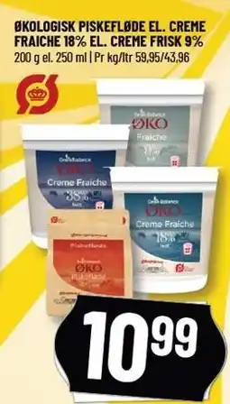 Løvbjerg ØKOLOGISK PISKEFLØDE EL. CREME FRAICHE 18% EL. CREME FRISK 9% tilbud