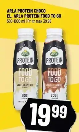 Løvbjerg ARLA PROTEIN CHOCO EL. ARLA PROTEIN FOOD TO GO tilbud