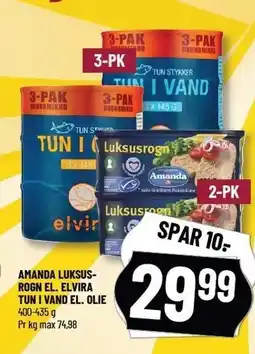 Løvbjerg AMANDA LUKSUSROGN EL. ELVIRA TUN I VAND EL. OLIE tilbud
