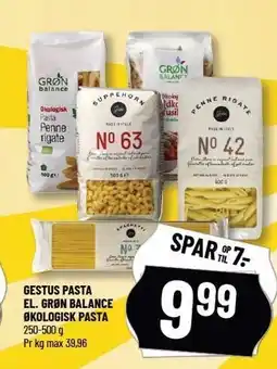 Løvbjerg GESTUS PASTA EL. GRØN BALANCE ØKOLOGISK PASTA tilbud