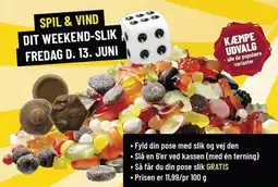 Løvbjerg SPIL & VIND DIT WEEKEND-SLIK tilbud