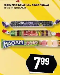 Løvbjerg HARIBO MEGA ROULETTE EL. MAOAM PINBALLS tilbud