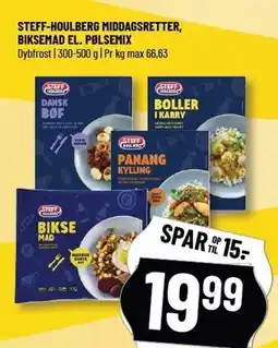 Løvbjerg STEFF-HOULBERG MIDDAGSRETTER, BIKSEMAD EL. PØLSEMIX tilbud