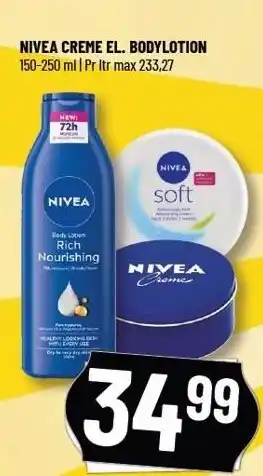 Løvbjerg NIVEA CREME EL. BODYLOTION tilbud