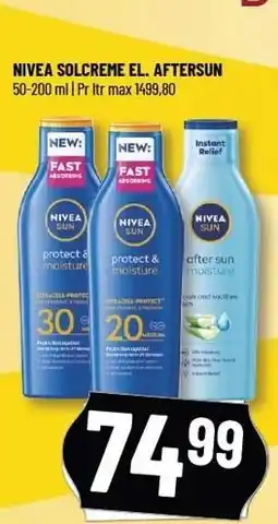 Løvbjerg NIVEA SOLCREME EL. AFTERSUN tilbud