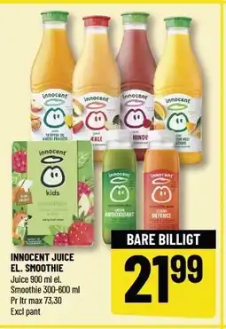 Løvbjerg INNOCENT JUICE EL. SMOOTHIE tilbud