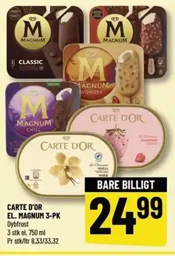 Løvbjerg CARTE D'OR EL. MAGNUM 3-PK tilbud
