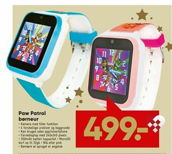 Bilka Paw Patrol børneur tilbud