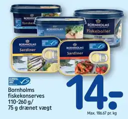 REMA 1000 Bornholms fiskekonserves tilbud