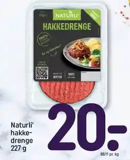 REMA 1000 Naturli' hakke- drenge tilbud