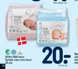 REMA 1000 REMA 1000 bleer Nyfødt eller mini bleer tilbud